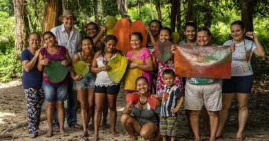 Artesãs do Poloprobio, que atuam com látex artesanal na Amazônia paraense - divulgação