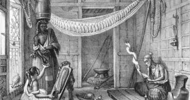 Casas e Costumes no Brasil em exposição Imagem: Jean-Baptiste Debret, Família pobre em sua casa, 1835. Acervo da Fundação Biblioteca Nacional -- Brasil.
