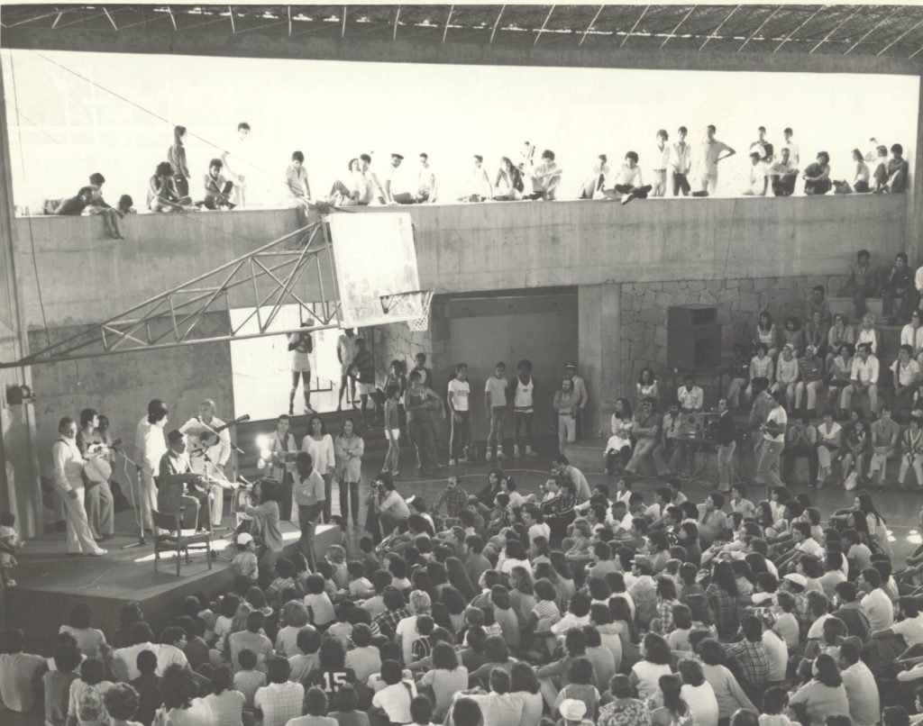 Adoniran Barbosa Ginásio Sesc Interlagos - 1980. Créditos - Acervo Sesc Memórias