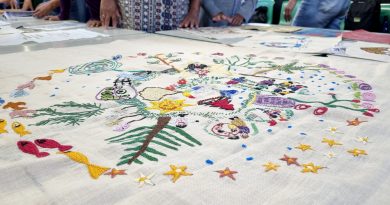 Bordado do Projeto Linha Mestra