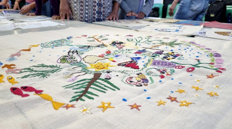 Bordado do Projeto Linha Mestra