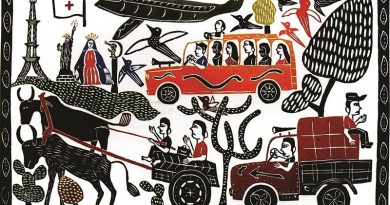 Expo J. Borges -xilogravura Viagem a Trabalho e Negócios - Divulgação