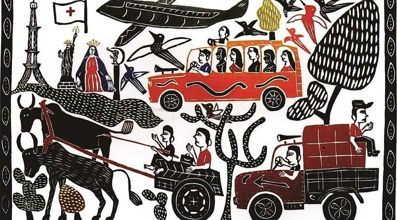 Expo J. Borges -xilogravura Viagem a Trabalho e Negócios - Divulgação