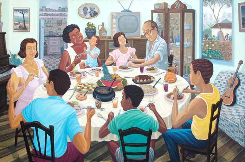 Sérgio Vidal - Almoço - 100x150cm - 2005