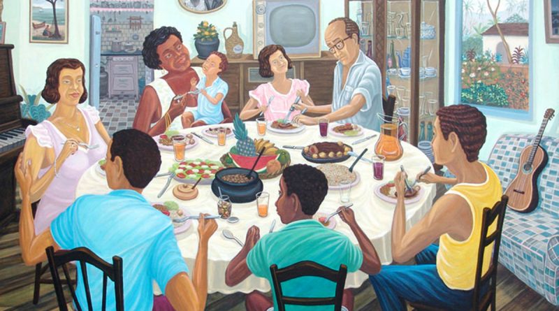 Sérgio Vidal - Almoço - 100x150cm - 2005