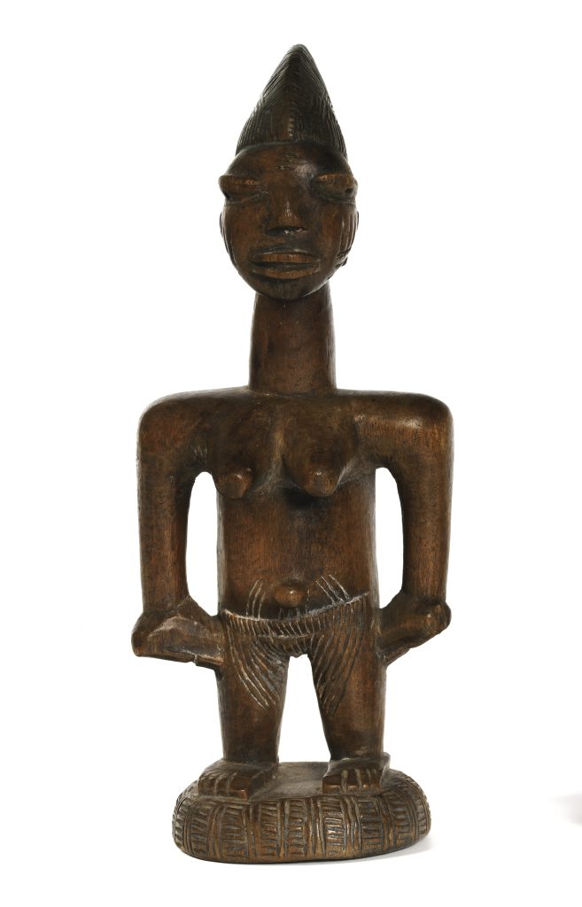 IORUBÁ [YORUBA]
Nigéria
Ibeji (Título atribuído) [Attributed title], sem data [undated]
Madeira [Wood], 21.5 x 8.5 x 7.5 cm
Doação [Gift] Cecil Chow Robilotta e [and] Manoel Roberto Robilotta, 2012
MASP.01671
Foto [Photo] Jorge Bastos 