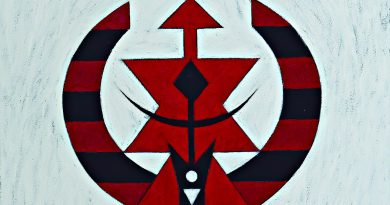 Exú - óleo sobre tela - divulgação