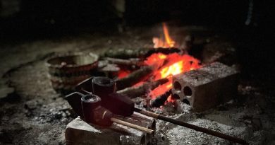 Petynguá, cachimbo utilizado em cerimônias como o Nhemongaraí (batismo) - Foto de Nhamandu Cunha, Aldeia Kuaray Haxá