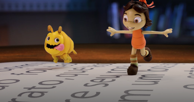 Cena do filme Teca e Tuti uma noite na biblioteca