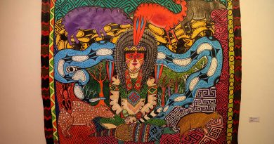 Txana Tuin Yame-awa-kawanai - 2025 - Acrílica sobre tela 170x102cm. Crédito - Divulgação - MAHKU