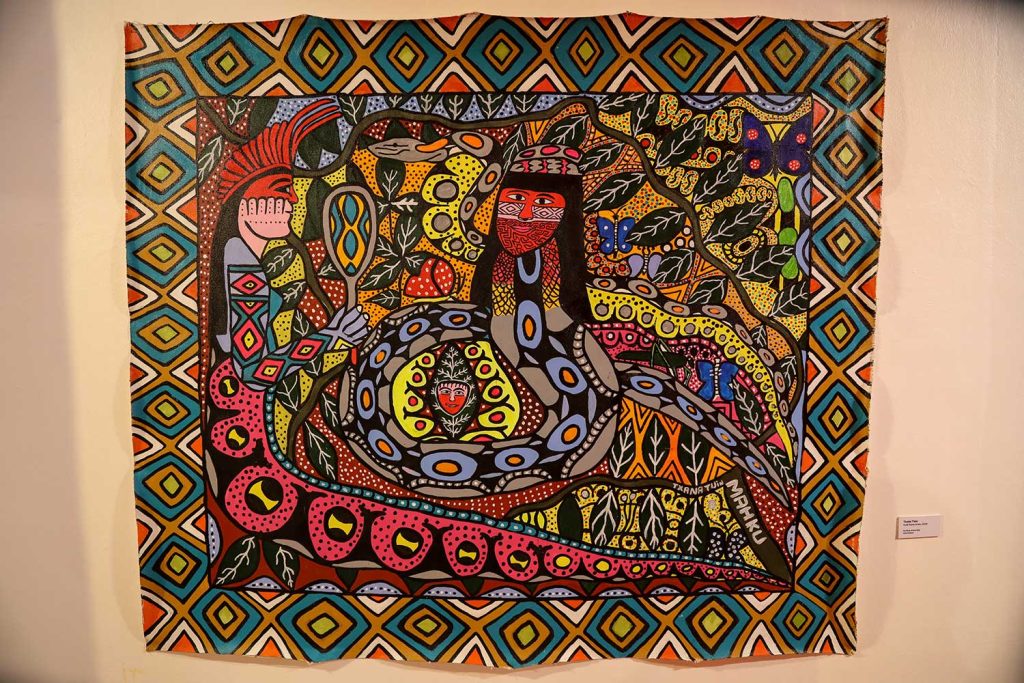 Txana Tuin Yube Nawa Ainbu - 2024 - Acrílica sobre tela - 164x140cm.Crédito - Divulgação - MAHKU