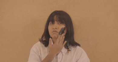 Paula Guajajara, do Núcleo Educativo do MCI, é uma das intérpretes do vídeo. Foto: reprodução