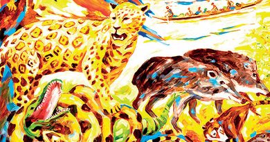 detalhe-painel Amazônia - Heinz Budweg