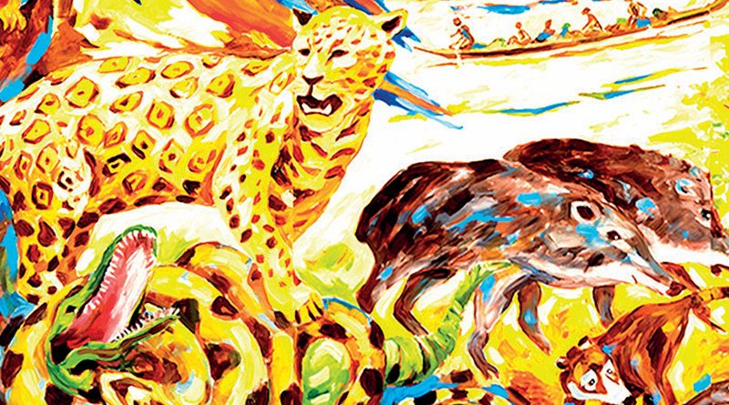 detalhe-painel Amazônia - Heinz Budweg