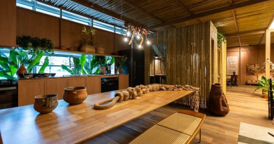 Interior do Pavilhão Casa Empate. Foto: Tatiana Angotti