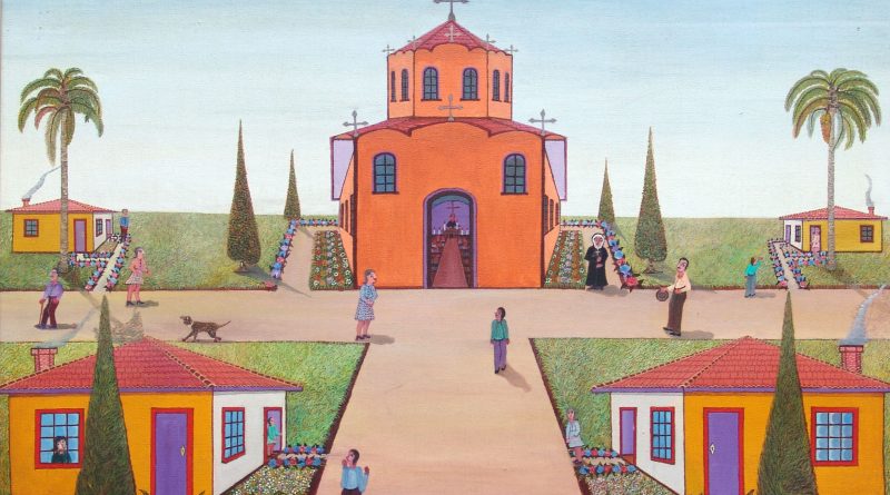 Joao Pilaski - Igreja - 53x72 cm - AST - 1981