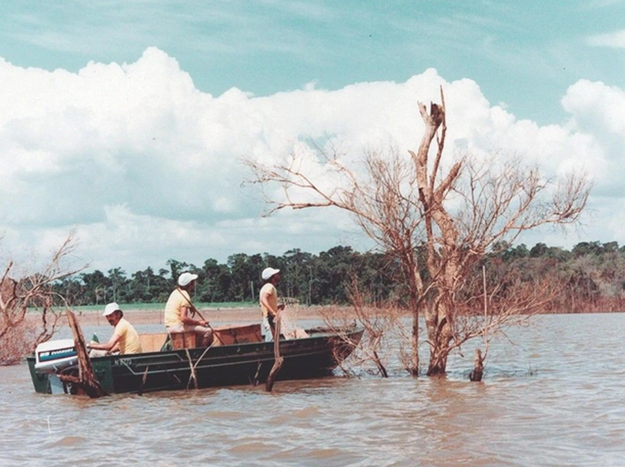 Operação Mymba Kuera no Lago de Itaipu - Disponível em:
https://santahelena.portaldacidade.com/noticias/regiao/ha-40-anos-itaipu-resgatava-36-milanimais-na-formacao-do-reservatorio-0207 