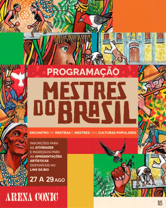 Cartaz Mestres do Brasil