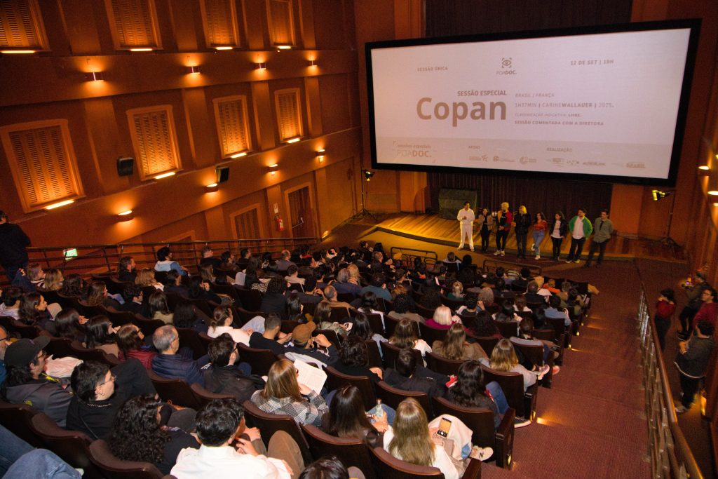 Sessão especial do POADOC na Cinemateca Capitólio - foto Isidoro B. Guggiana