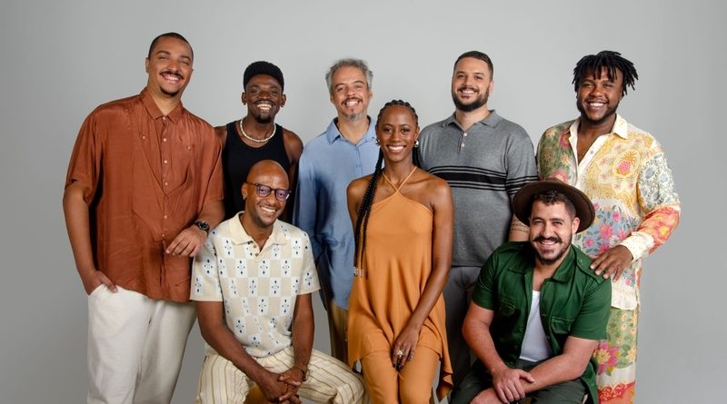 a esquerda para a direita: Osmar Fernandes; Eryck Quirino; Claudio Henrique Vaz; Igor Trindade; Hudson Santana; Artur Junior; Thay Carvalho e Lucas Cardoso. Foto: Cris Vicente