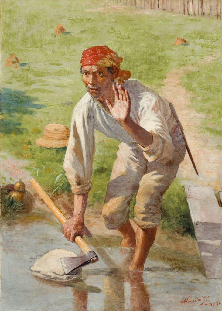 Amolação interrompida, de 1893 – Credito de Isabella Matheus – Pinacoteca de São Paulo