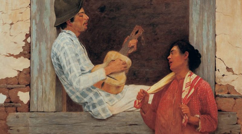 O Violeiro, feita por Almeida Júnio em 1889 integra exposição Caipiras na Pinacoteca de Piracicaba – Isabella Matheus – Pinacoteca de São Paulo