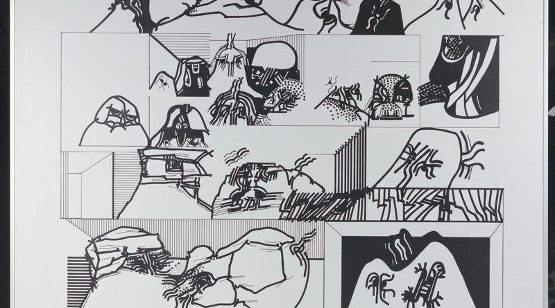 Memórias n. 7, 1984. Tinta offset sobre chapa de alumínio, impressa em 2018. Coleção Beatrix Overmeer