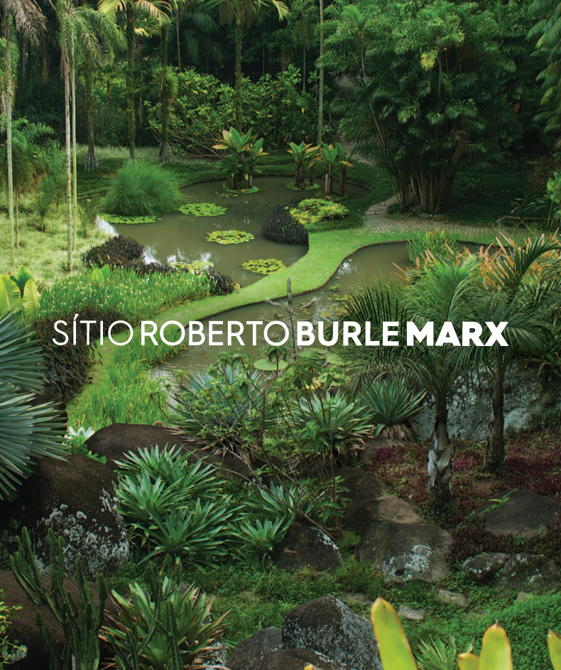 Capa do Livro Sítio Roberto Burle Marx - foto José Tabacow
