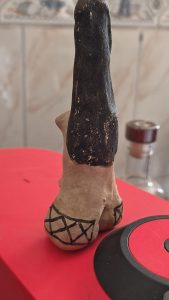 Índia 2Escultura marajoara em cerâmicaAutor desconhecido, tem mais de 40 anos de idade14 cm de altura