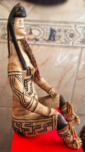 ÍndiaEscultura marajoara em cerâmicaAutor desconhecido, tem mais de 40 anos de idade26 cm de altura