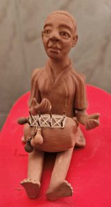 Obra a mulher do tearF. Freitas10 cm altura